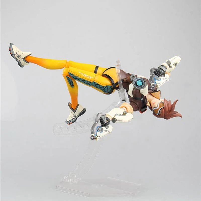 Play Arts Hot Toys Overwatch Grim Reaper Tracer Figma 352 Reaper Tracer Genji Gabriel Reyes Action Figure Collection Toy Gifts