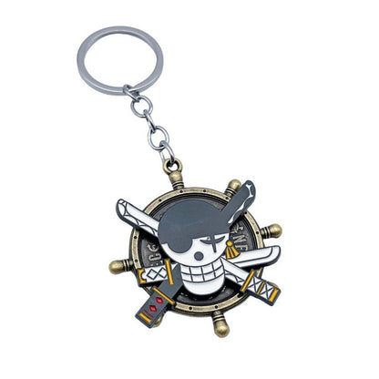 Chaveiros de mochila de anime de One Piece Luffy, Chopper, Zoro, Nami, Sanji, pingentes de chaveiro decorativos de personagens de desenho animado