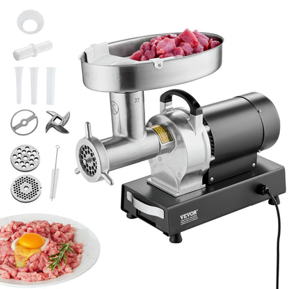 Succebuy Moedor de Carne Elétrico Placa de Moagem de Aço Inoxidável Comercial para Cozinha Restaurante Açougue
