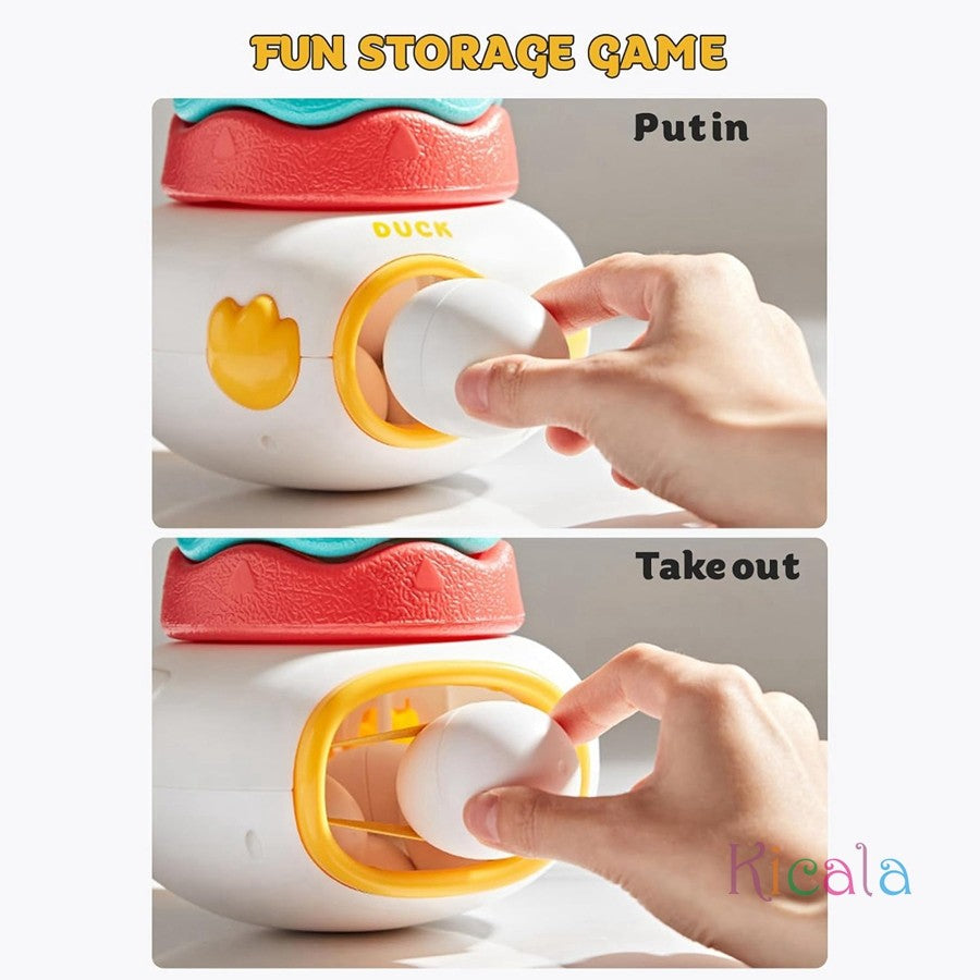 3-in-1 Matching Easter Eggs Stacking Rings Baby Toy Early Learning Educational Roly-Poly Sensory Toys Montessori