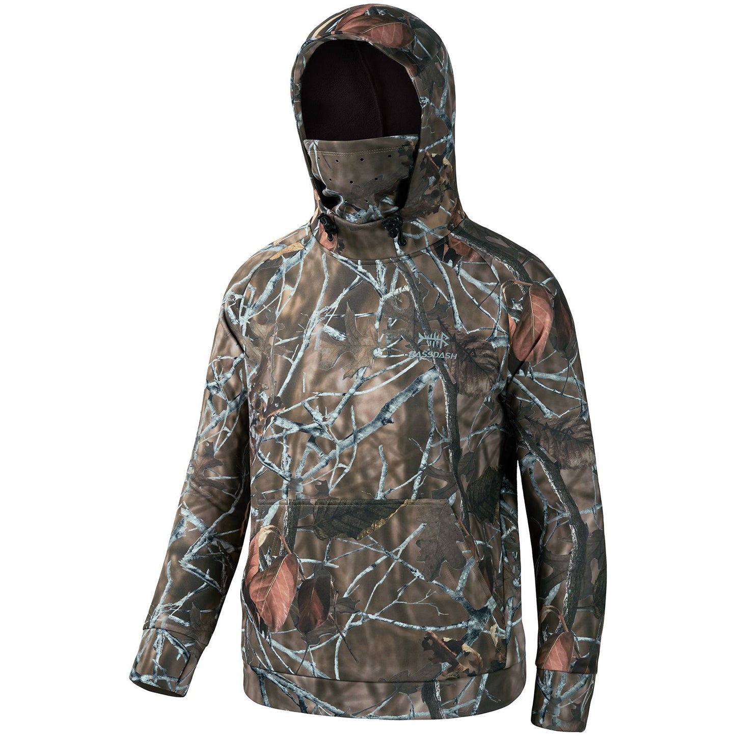 Moletom Infantil de Fleece Bassdash com Capuz e Máscara para Pesca, Resistente à Água, FS18Y
