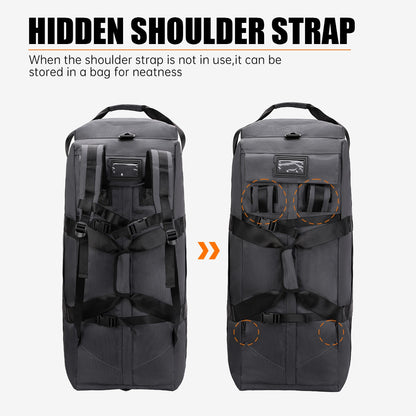 Travel Bag, Large-Capacity Handbag, Portable Outdoor Hand Luggage, Roller Travel Bag, Convenient and Practical Unisex Duffel Bag