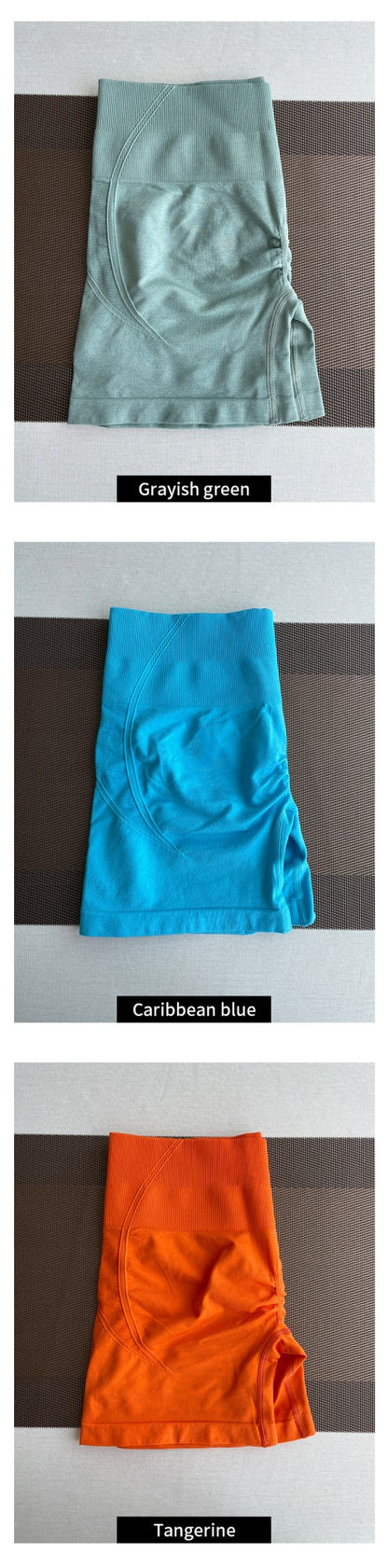 TKITK Seamless Tight shorts Gym shorts Womens Workout Yoga shorts  Soft High Waist Outfits Fitness Sports Wear