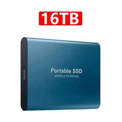 SSD Externo Premium 2TB/4TB com Interface USB 3.1/Tipo-C de Alta Velocidade à Prova D'água e Poeira, Adequado para PC/Mac