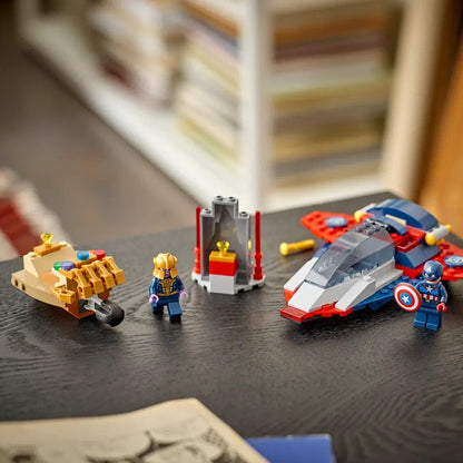 LEGO Marvel Heroes 76319 Capitão América vs Thanos Quebra-Cabeça de Blocos de Montar de Brinquedo Infantil Presente