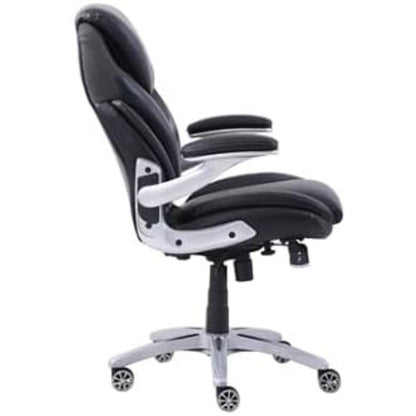 signature series Avanti Ergonomic Executive Office Chair with Flip up Arms and Lumbar Support - Ideal for Home, Study - Modern