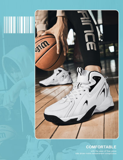 Men's plus size casual sneakers Four seasons breathable light outdoor basketball shoes fashion youth Joker sports running shoes