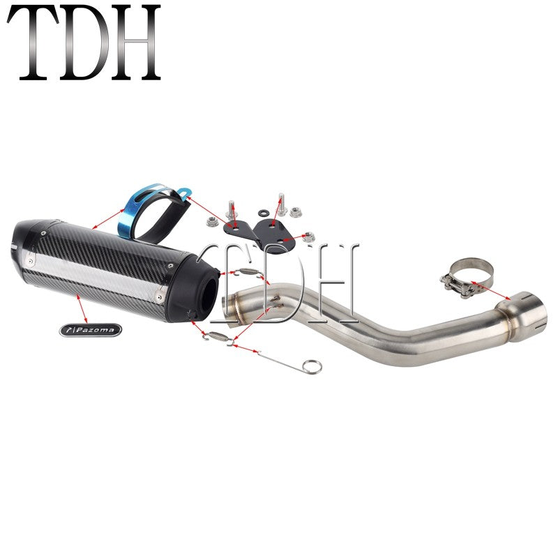 For Harley Pan America 1250 Special Escape Tube Motorcycle Exhaust Muffler Killer Muffler Pipe RA1250 RA1250S RA1250SE 2021-2026