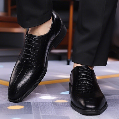 Men's Casual Business Formal Leather Oxfords Shoes Male Wedding Party Office Gentleman Shoes