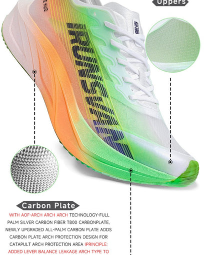 Tênis IRUNSVAN HEAT 2.0 com Placa de Carbono, Profissional para Maratona, Corrida, Treino Atlético e Esportivo Masculino