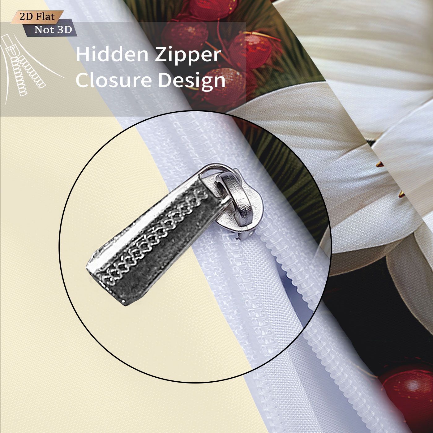 3pcs Christmas red floral print coreless duvet cover set multi size bedroom bedding holiday decoration soft  machine washable