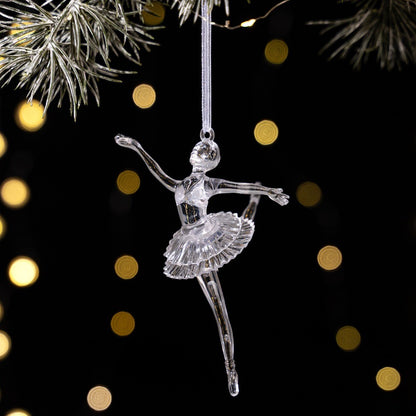 Acrylic Acrylic Christmas Pendants Transparent Clear Simulation Transparent Tree Hangings Hanging Pendant Crystal