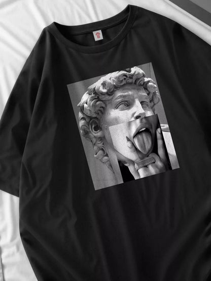 Cotton T-Shirts Women Dog Prints Cotton Tops Summer O-Neck Oversize T Shirts Casual Short Sleeve Tees Street Woman Clothes