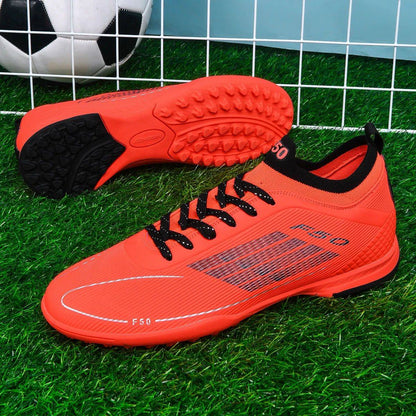 Men Professional Soccer Shoes Society Cleats Outdoor Football Shoes Society Cleats Grass Training Football Field Boots Sneaker