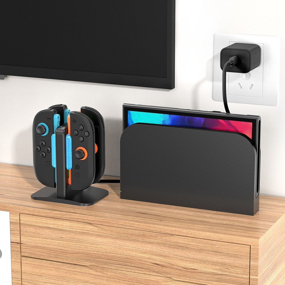 4-In-1 Charger Station For Switch 2 Joy Con Accessories Switch2 Joycon Controller Stand Fast Charging Dock