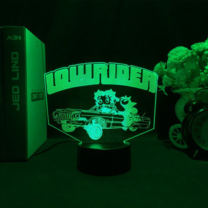 Sports Car 3d Illusion Lamp for Kids Bedroom Decor Nightlight Touch Sensor Atmosphere Birthday Gift Supercar Led Night Light