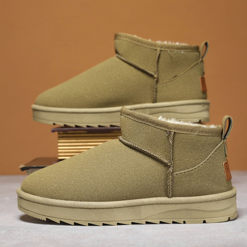 Snow Boots Man Shoes Men Korean Climate Lot Shoes Original High Heel Ankle Boots for You Women Sneakers Brown Boot Mens Shoe