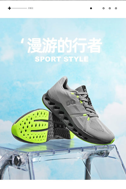 New Running Shoes Men Mesh Lightweight Flat Outdoor Gym Jogging Shoes Comfortable Original Tennis Shoes Cushioning Sneakers Man