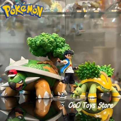Anime Pokemon Figure Torterra Evolutionary Group Action Figures Pvc Collection Model Toys for Children Gifts 2-11cm