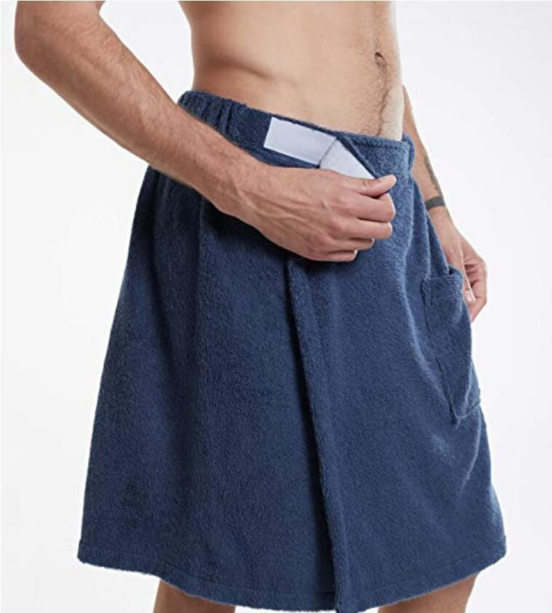 Men's wearable apron for beach and home use