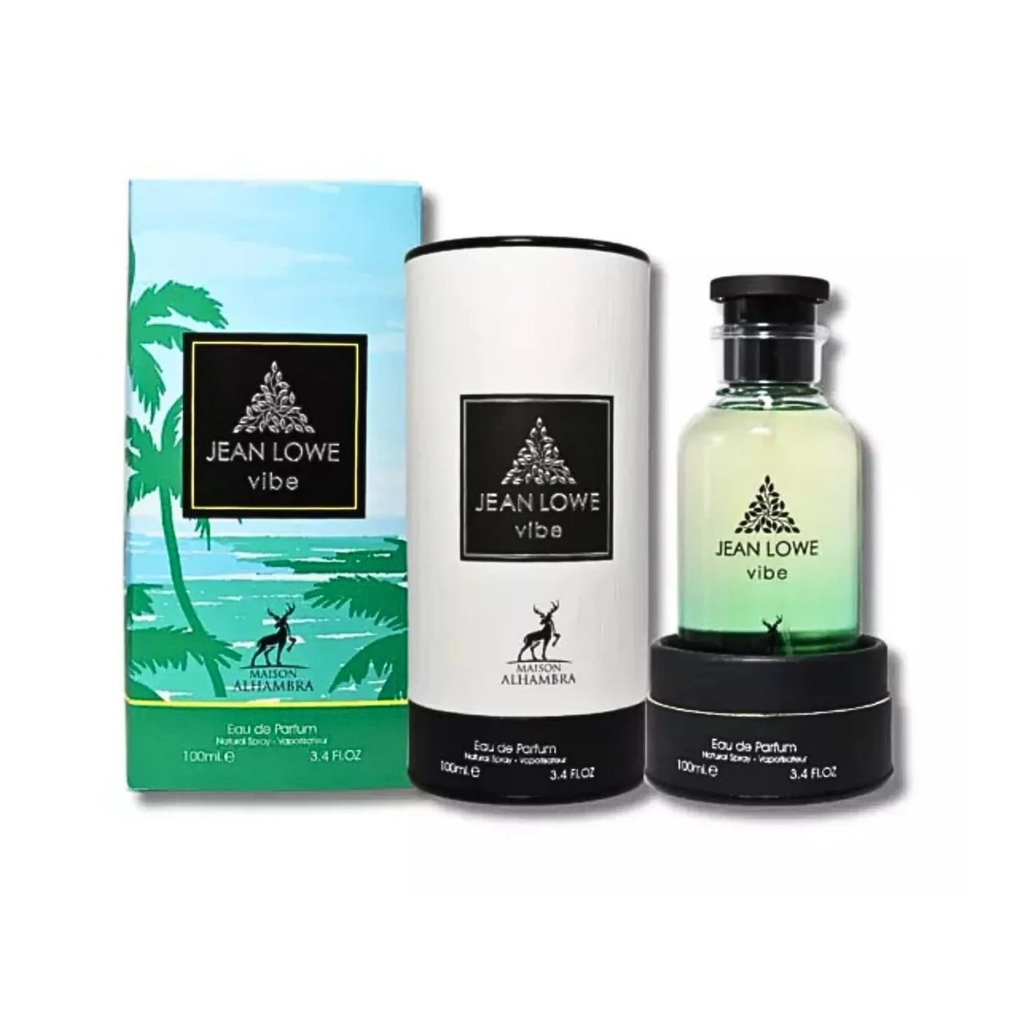 Maison Alhambra Jean Lowe Vibe EDP Unisex 3.4 Fl Oz Perfume For Men For Women Elegant Packaging Holiday Gifts