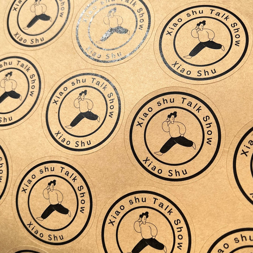 1000PCS Custom Stickers Customize Logo Business Name Thank You Stickers Personalized Packaging Labels Design Your Own Stickers