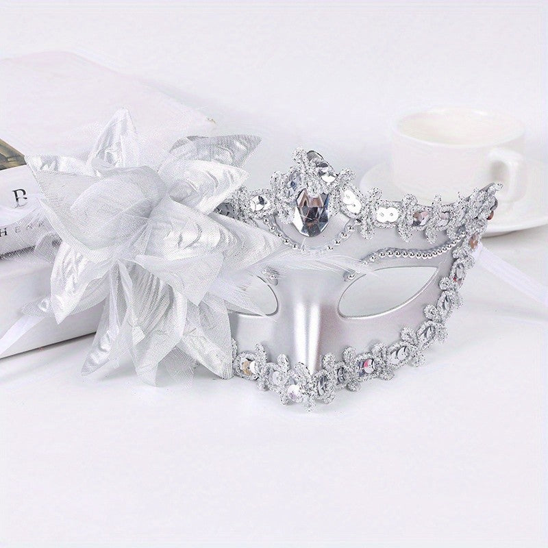 1pc Elevate Your Look with A Stunning Lily Masquerade Mask for Your Next Party or Prom!