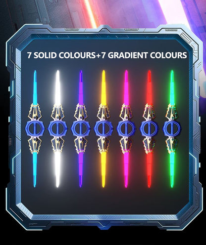 Sound & Light Rotate Sword 14 Multi-Color Flash LED Light Shine Cosplay Sword Toy Party Family Interactive Toy For Kids & Adult