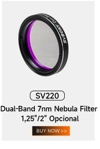 Svbony SV48P 102mm Telescópio Refrator Acromático OTA com Foco Dual-Speed RAP de 2.5" e Placa de Montagem em Cauda de Andorinha