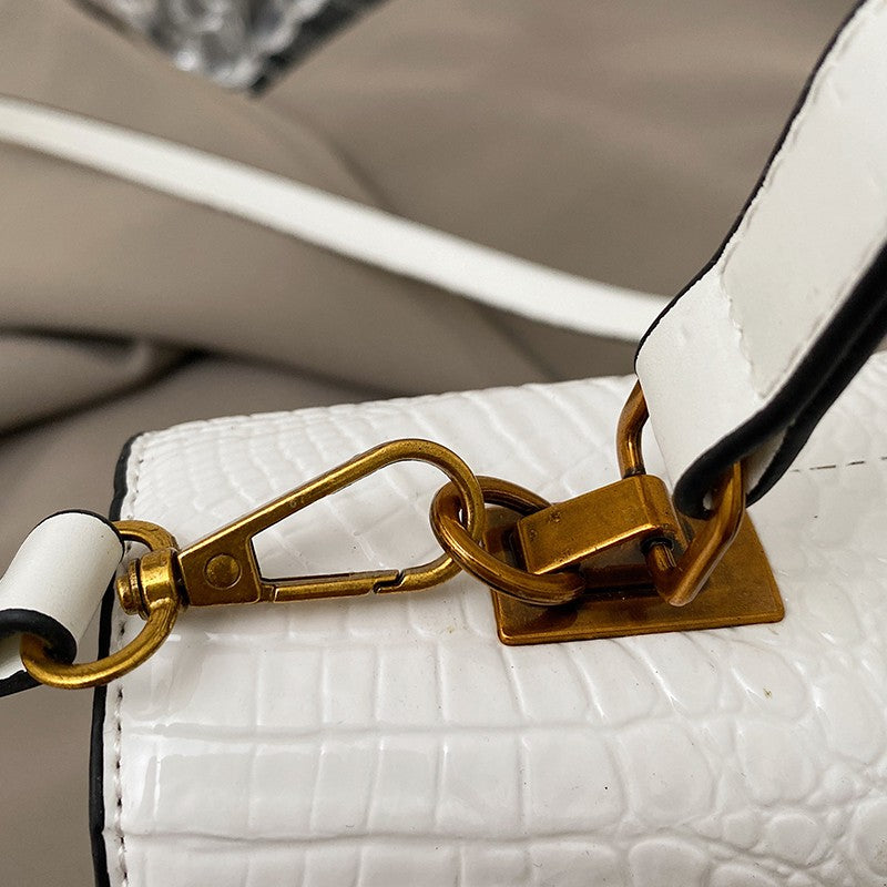 Luxury Purple Handbag Classic Women Bag 2025 New Designer Shoulder Bag High Quality Solid Pu Leather Crossbody Small Square Bag