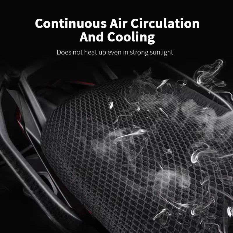 Capa de Assento Isolante com Fluxo de Ar em Tela 3D para Moto Scrambler 400X 2024, Almofada Ventilada, Impermeável e Resistente ao Calor
