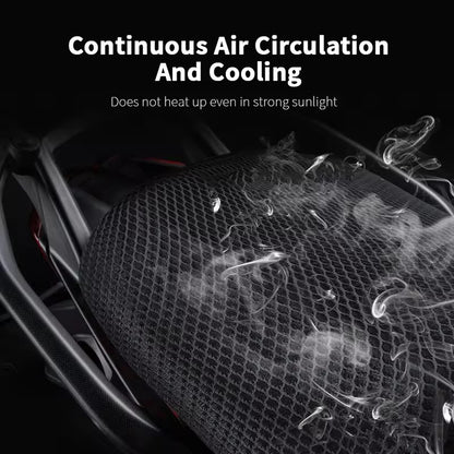 Capa de Assento Isolante com Fluxo de Ar em Tela 3D para Moto Scrambler 400X 2024, Almofada Ventilada, Impermeável e Resistente ao Calor