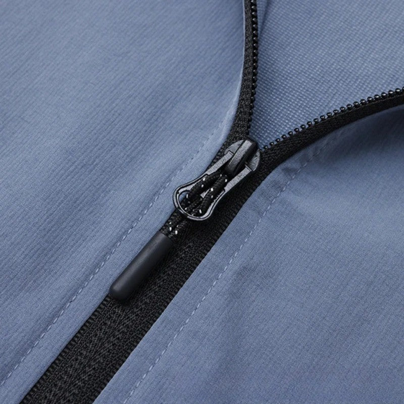 Autumn/Winter Men's Outdoor Running Fitness Morning Jogging Sports Quick-Dry Windproof Cycling Training Jacket and Tracksuit