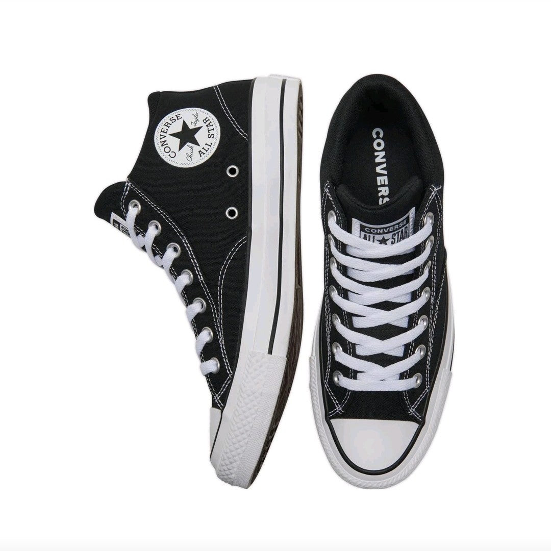 Converse Chuck Taylor All Star Malden Street Men's and Women's Skateboarding Shoes, Canvas, Breathable Sneakers, Black