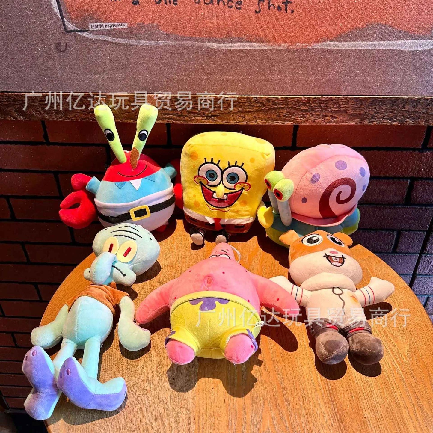 Spongebob Plush Patrick Star Eugene H. Krabs Gary the Snail Plush Toy Throw Pillow Halloween Decorations Birthday Gift Boy