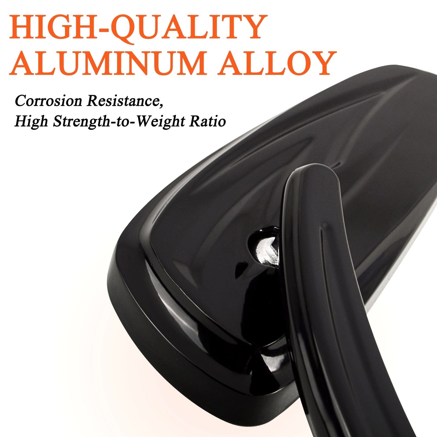 Espelhos Retrovisores Laterais de Guidão 5/16" para Motocicletas Harley Honda Davidson Sportster Fat Boy FLSTF Road King Street Glide 88-24