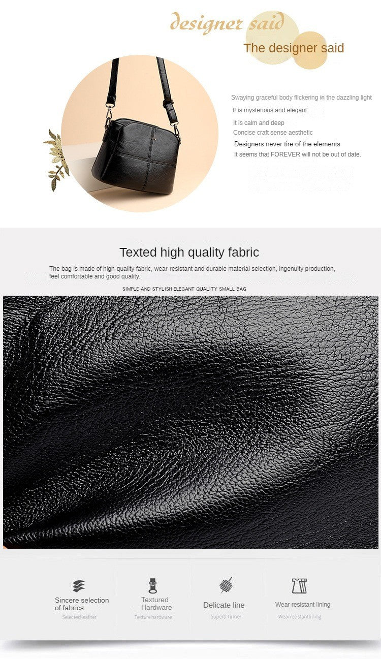 Women's Bags Retro Design Crossbody Bag Trend Quality PU Leather Bucket Shoulder Bags Small Handbags for Women