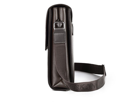 Luxury Brand Messenger Bag Men Leather Side Shoulder Bag For Men Business Office Work Bag Male Briefcase Casual Crossbody Bag