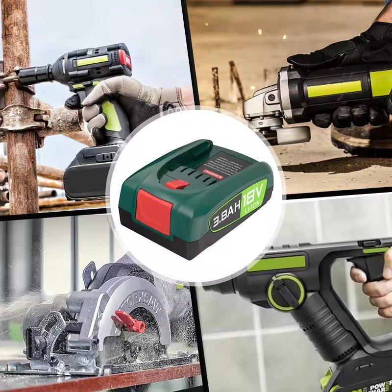Bateria de substituição Bosch PBA, Ferramentas a bateria Bosch Casa e Jardim PBA PSB PSR 18V, AL1880CV AL18815CV, 3800mAh