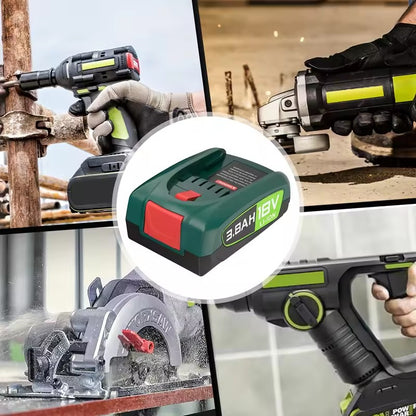Bateria de substituição Bosch PBA, Ferramentas a bateria Bosch Casa e Jardim PBA PSB PSR 18V, AL1880CV AL18815CV, 3800mAh