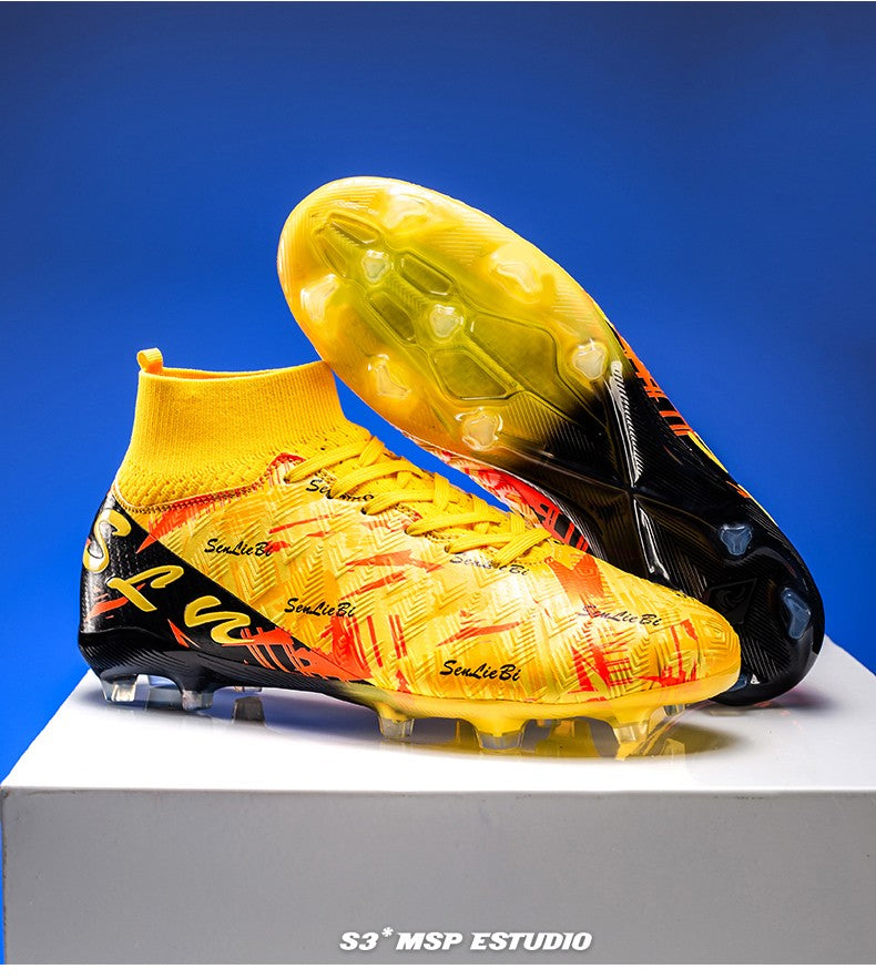 Men's Soccer Shoes Cleats Non-Slip FG Football Boots Men High-quality Match Training Sneakers Futsal Indoor Soccer Boots Boys