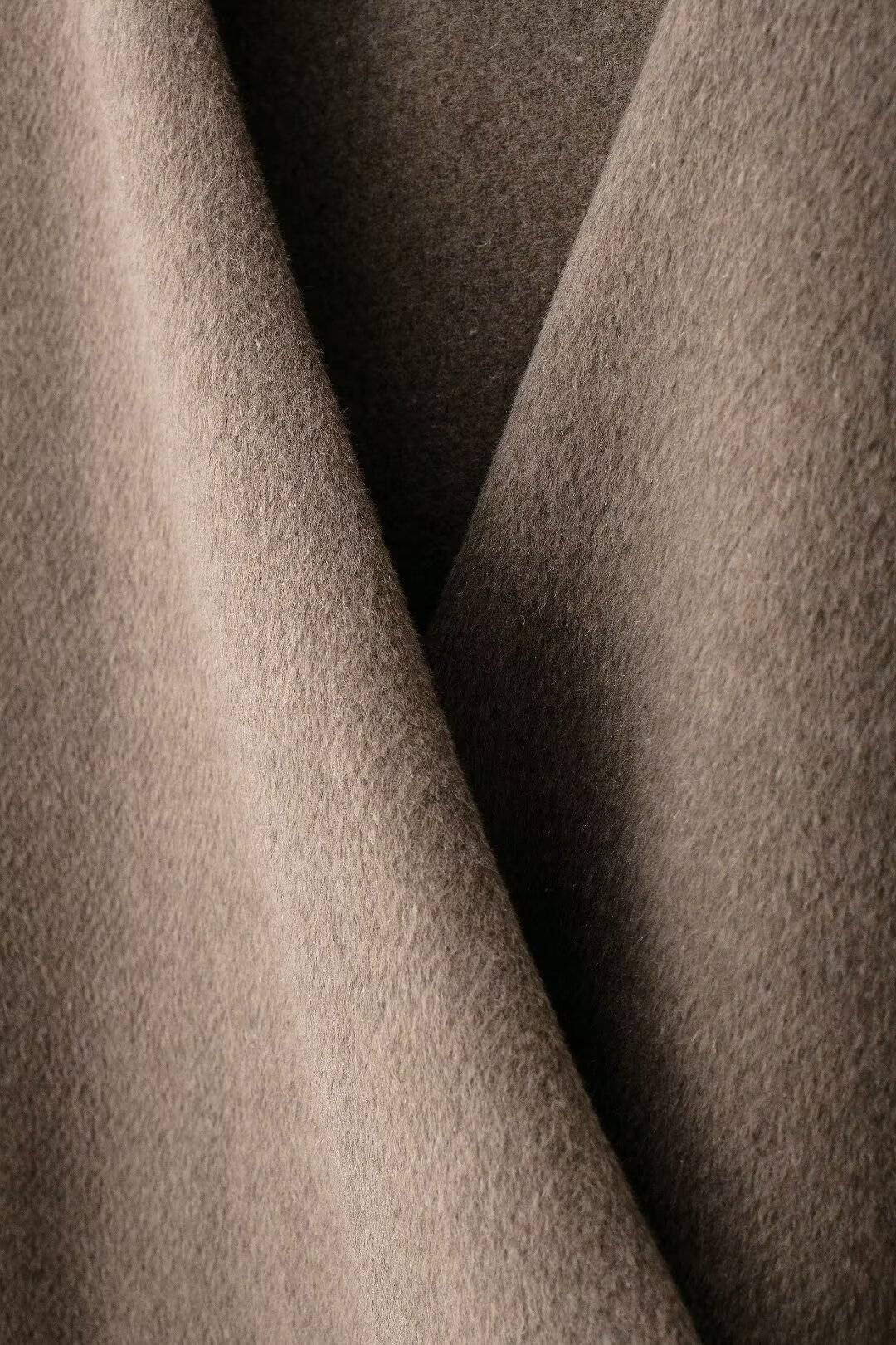 Women's Outerwear 2024 New Fashion With Belt Soft Top Elegant Chic Autumn/Winter Coat