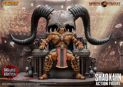 Storm Toys Mortal Kombat Final BOSS Shao Kahn DCMK14 Luxury Edition Vilão Goro DCMK18 Action Figure Modelo Brinquedos Presentes Em Estoque
