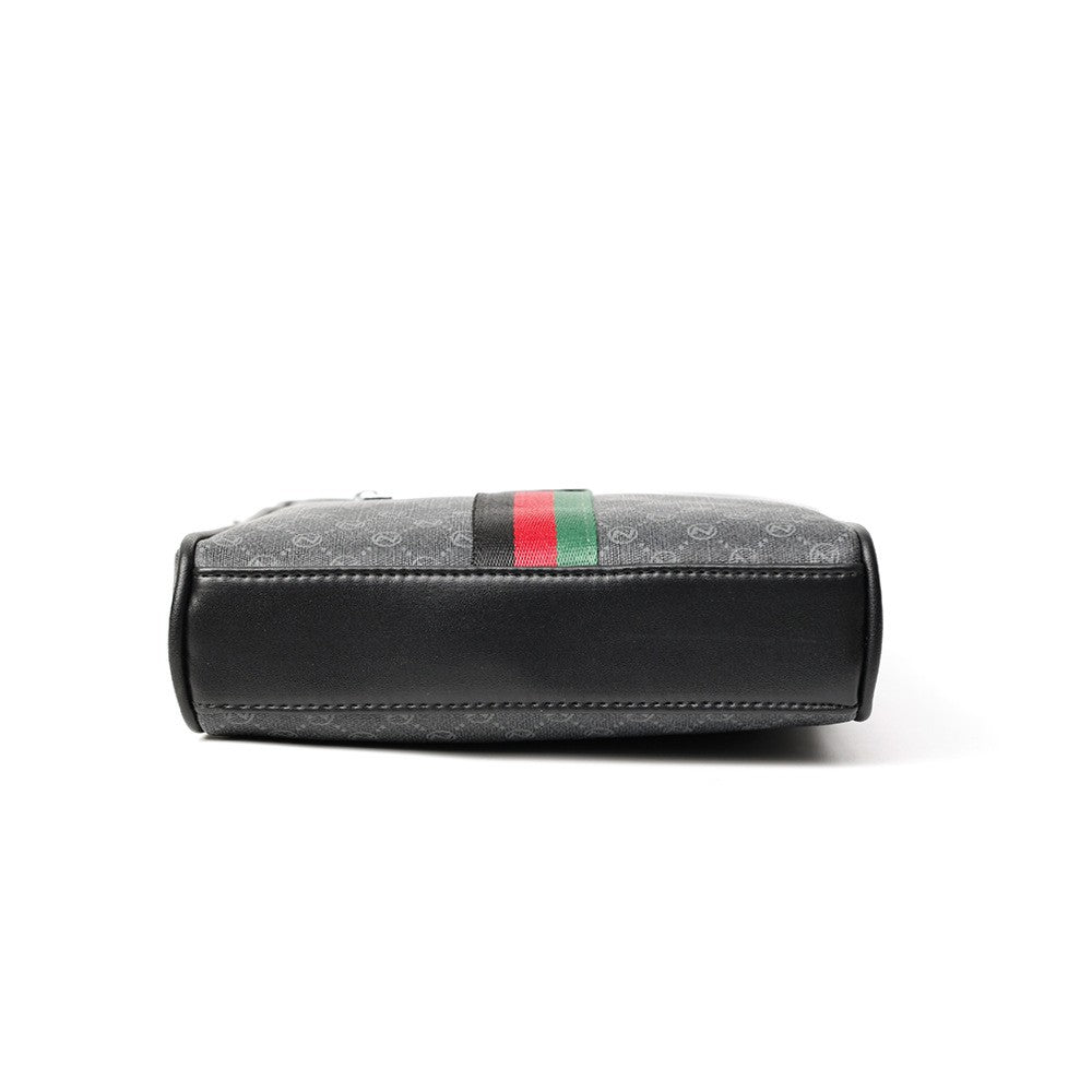 Luxury Design Men's Crossbody Bags Fashion Plaid Letter Printed Crossbody Bag Men Square Shoulder Bag Male Sling Messenger Bag