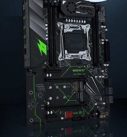 Kit Conjunto Placa Mãe MACHINIST MR9A PRO X99 LGA2011-3 CPU Xeon E5 2690 V3 Memória RAM DDR4 16GB (2*8GB) 2666MHz Combo TPM 2.0 Opcional