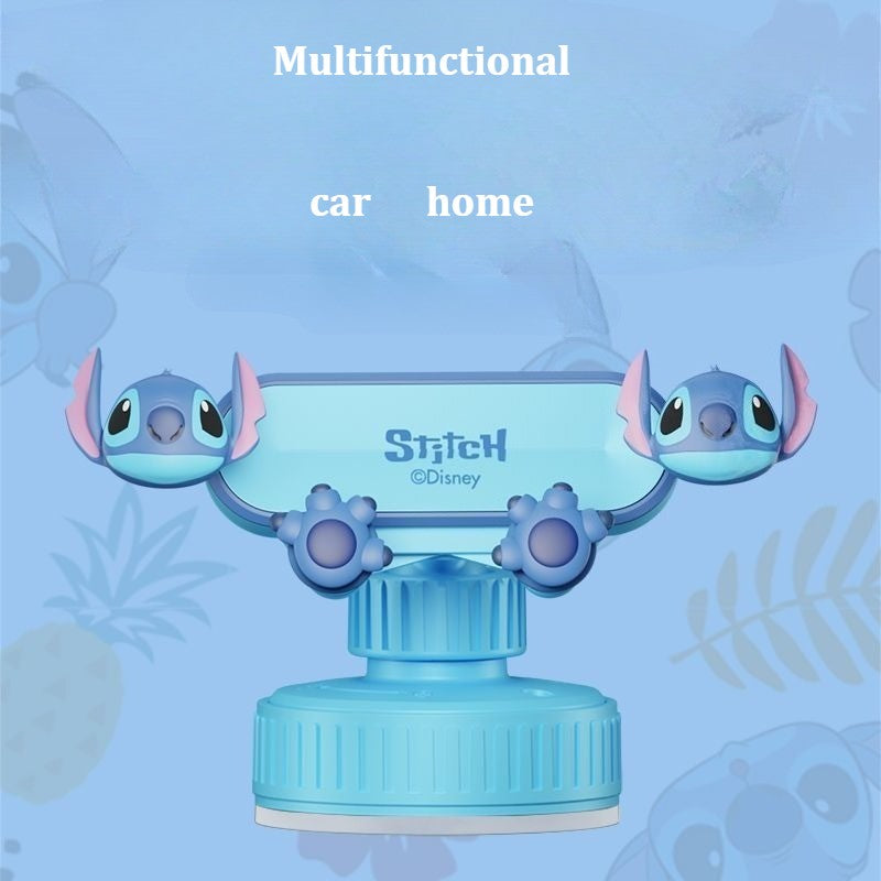Suporte para Celular Stitch Desenho Universal para Carro Ventosa Suporte de Navegação Acessórios Fofos para Carro Decoração Suporte GPS Móvel