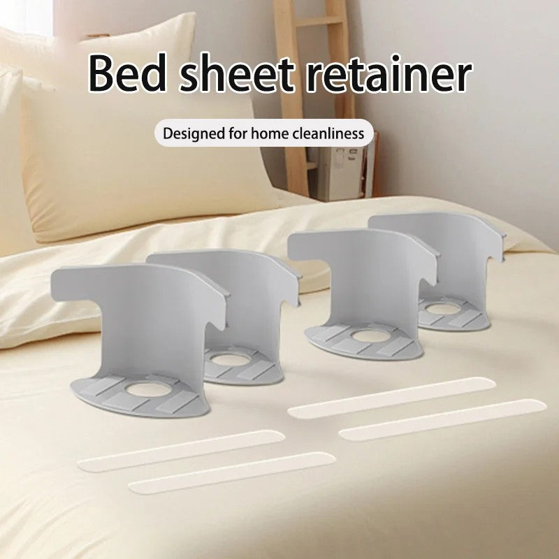4pcs/set Heavy Duty Bedsheet Corner Tightener Bed Sheet Retainer with Anti-Slip Design for Home Cleanliness, Easy Installation