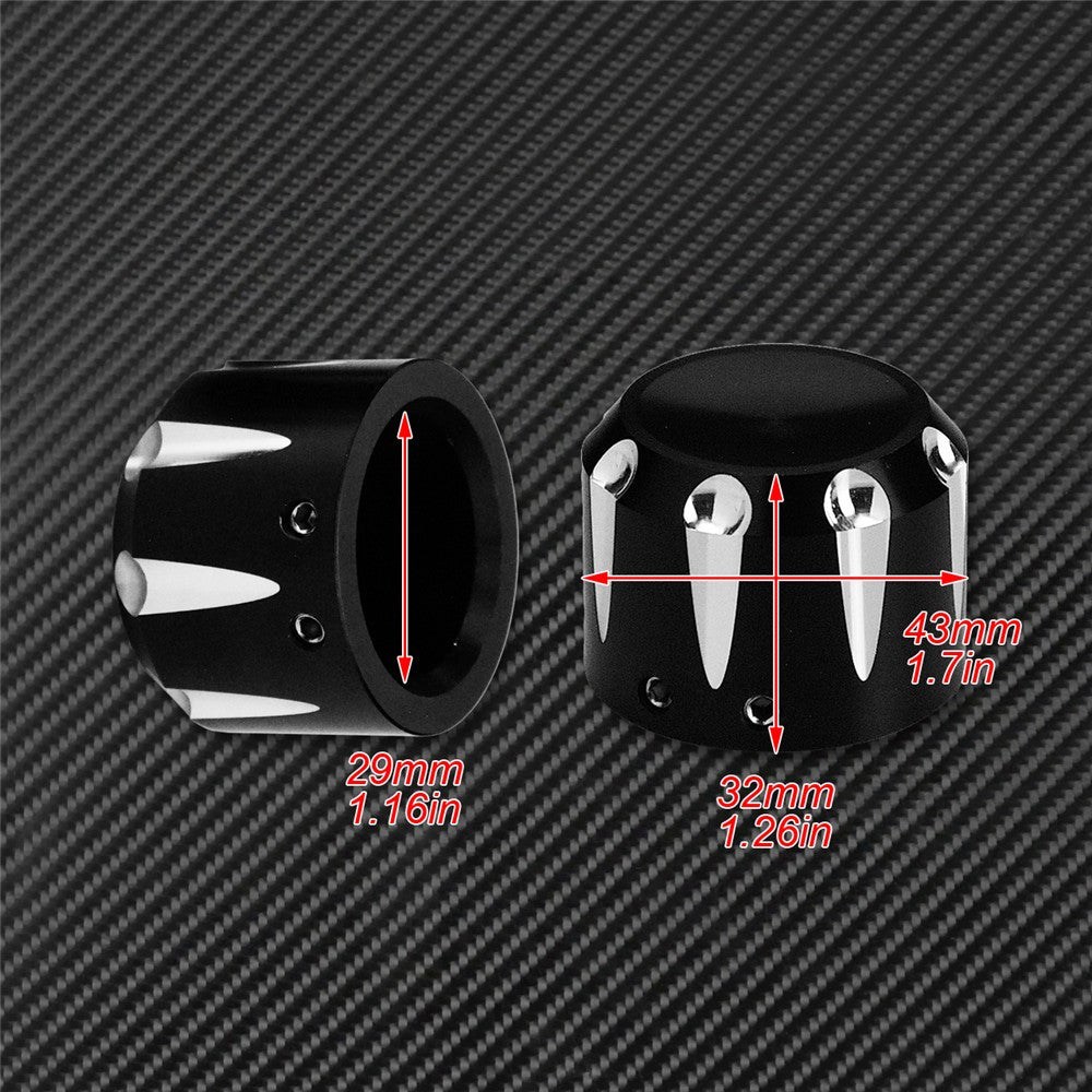 Tampa de Porca do Eixo Dianteiro de Motocicleta 29mm para Harley Sportster XL883 1200 Touring Wide Glide Dyna Fat Bob Softail Dyna VRSC