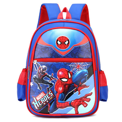 Mochila Infantil Nova Disney  Minibolsa Escolar Meninas e Meninos Linda Bolsa de Ombro Desenho Animado Homem-Aranha Mochila Infantil