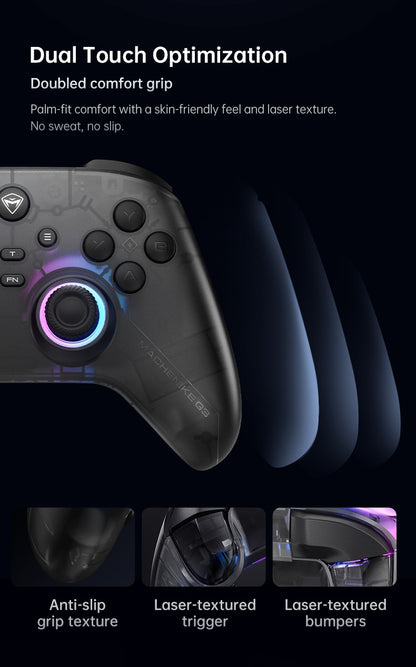 Machenike G3V2 G3Pro PC Gaming Controller Hall Joysticks Hall Effect Gamepad for Nintendo Switch iPhone Android Mobile Phone PC